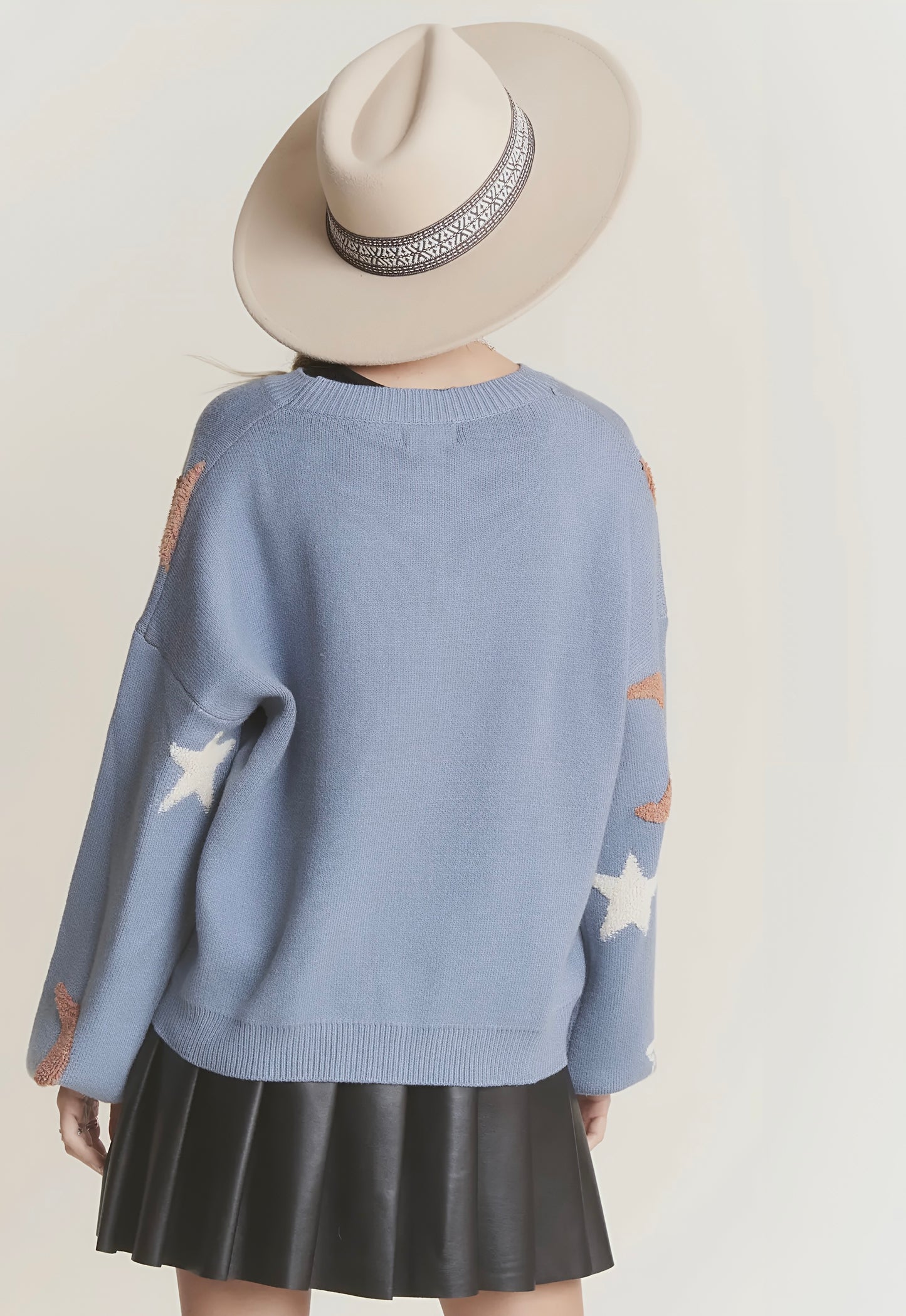 STARS & MOON DROP SWEATER