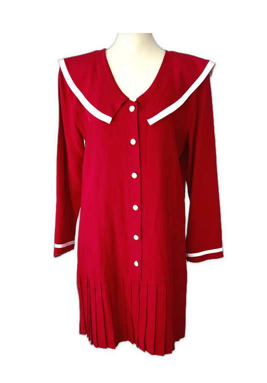 VINTAGE Y2K RAMPAGE SAILOR COLLAR DRESS