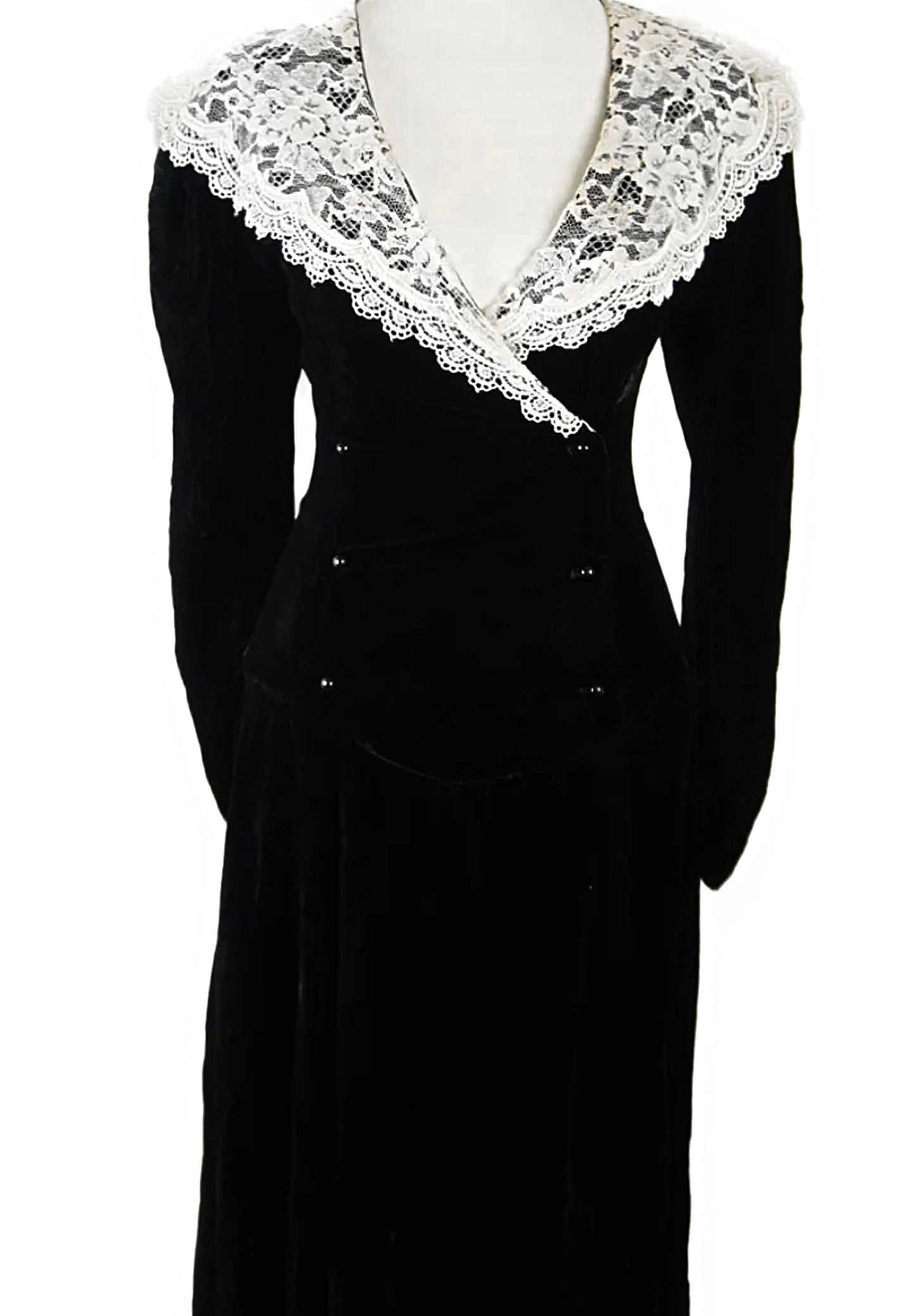 SCOTT MCCLINTOCK GOTH VELVET DRESS