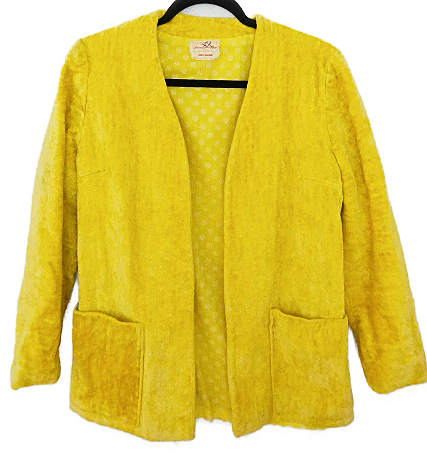 VINTAGE YELLOW SUEDE JACKET