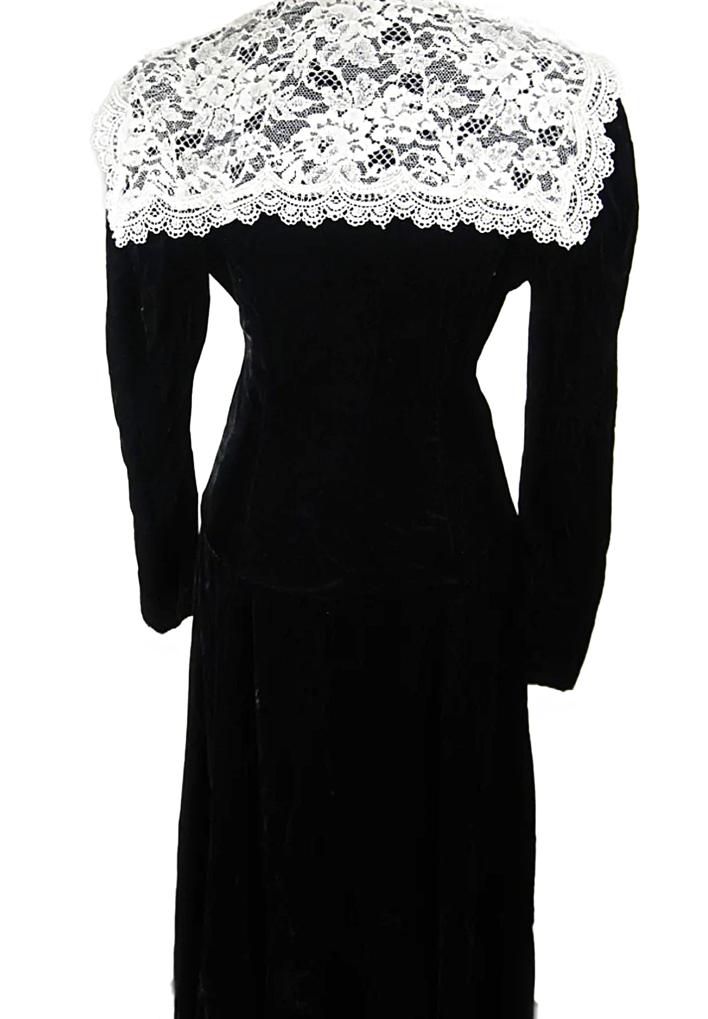 SCOTT MCCLINTOCK GOTH VELVET DRESS