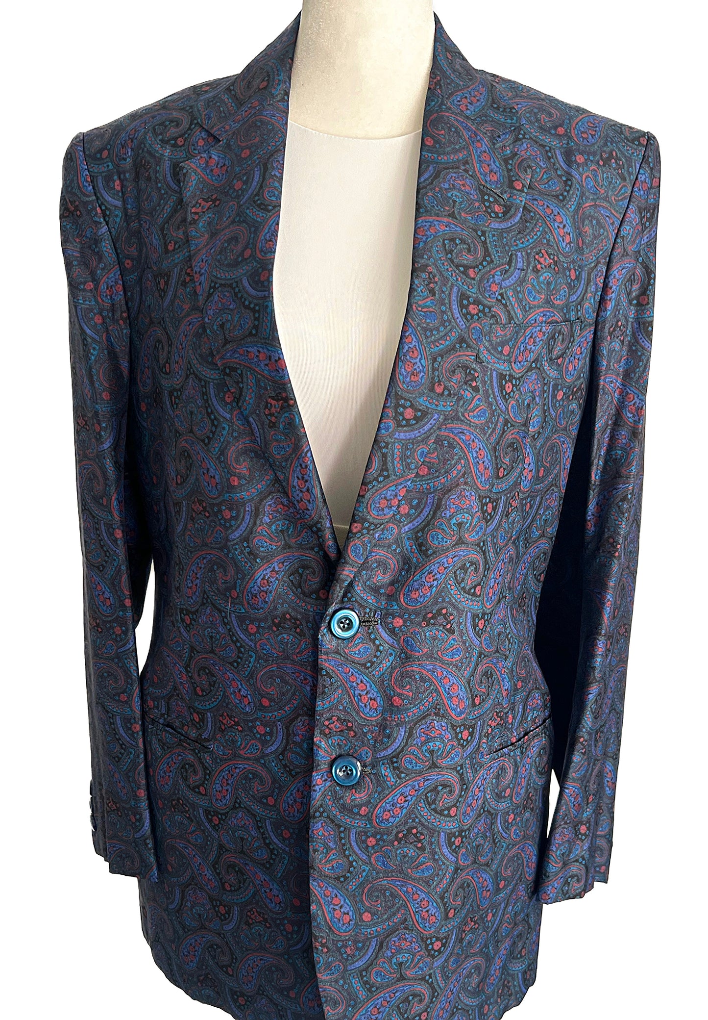 BURLINGTON'S OF BOMBAY VINTAGE PAISLEY BLAZER