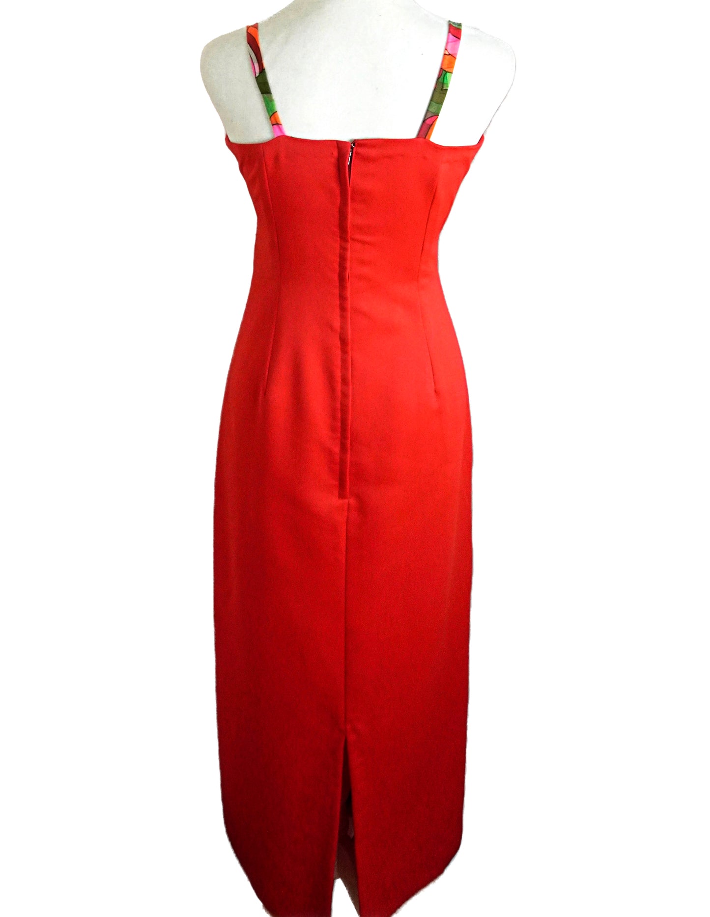 VINTAGE 1990 TAILORED RED DRESS