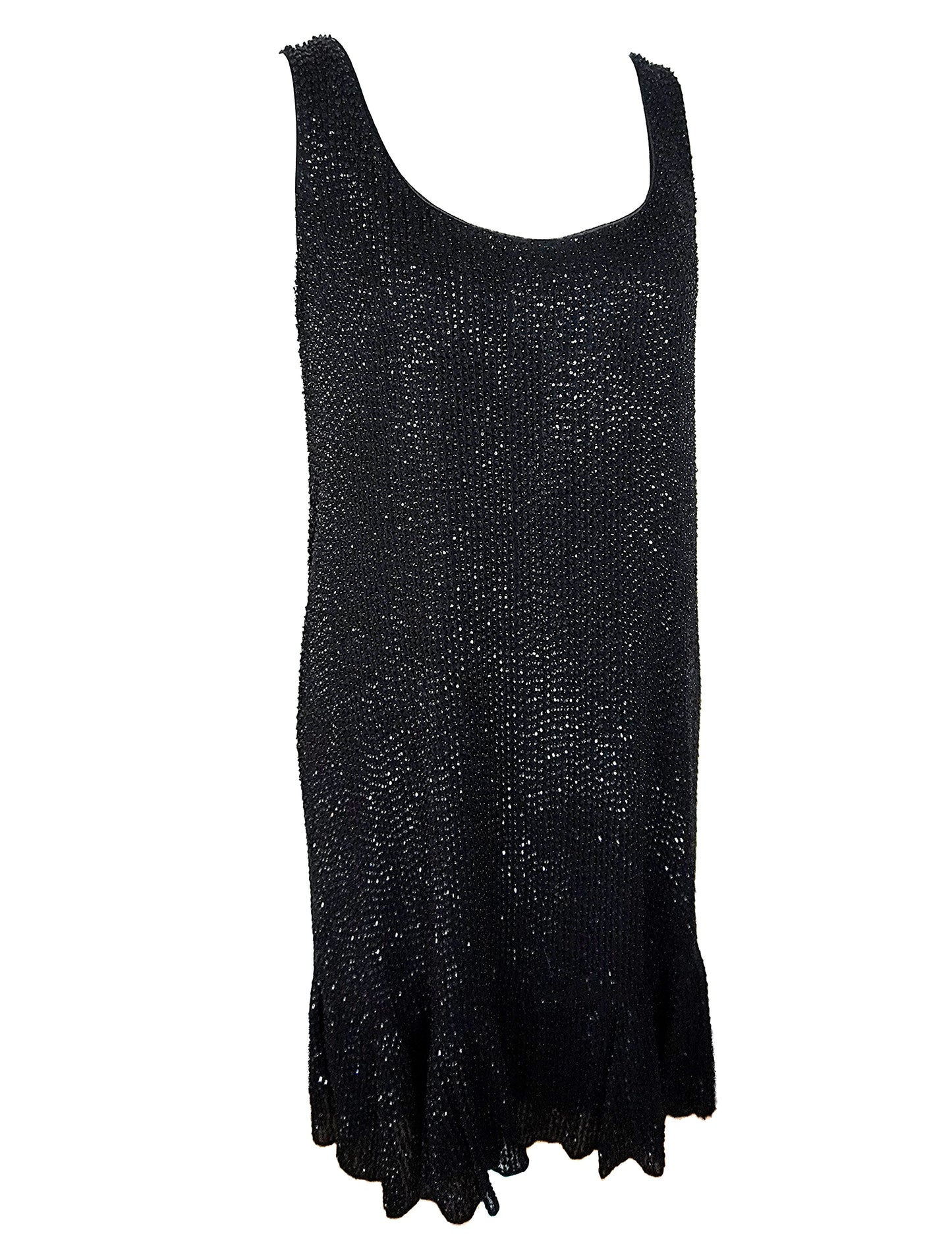 DVF SILK BEADED MINI DRESS