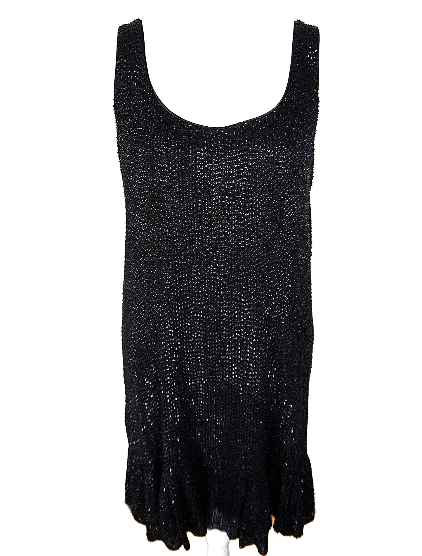 DVF SILK BEADED MINI DRESS