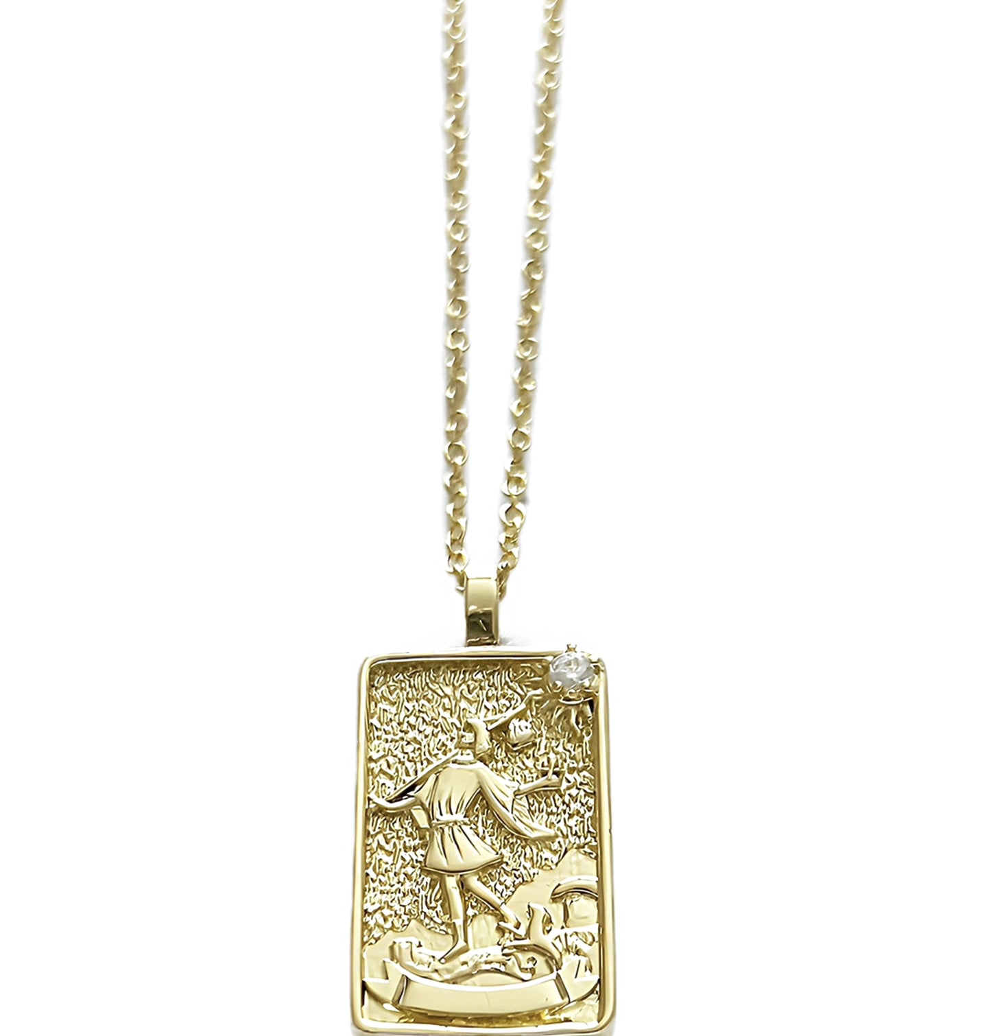 THE FOOL TAROT NECKLACE