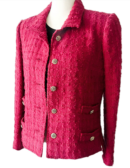 VINTAGE 1960 OLD HOLLYWOOD PINK JACKET