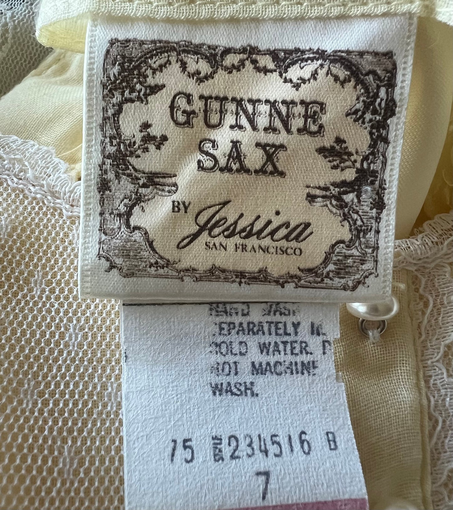 VINTAGE 1960 GUNNE SAX PRAIRIE DRESS