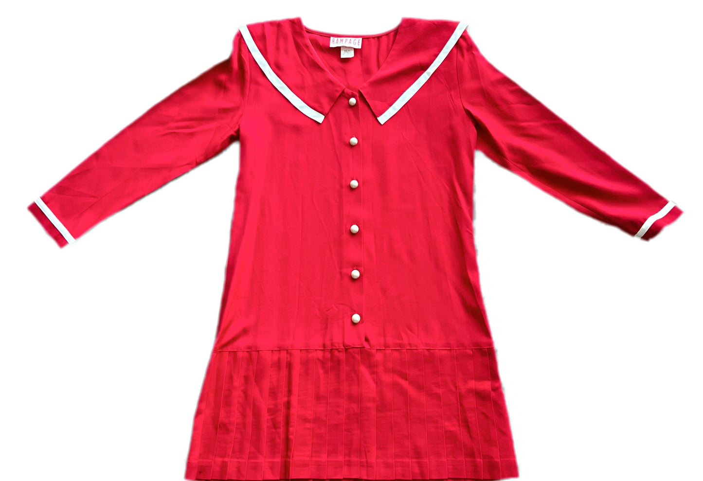 VINTAGE Y2K RAMPAGE SAILOR COLLAR DRESS