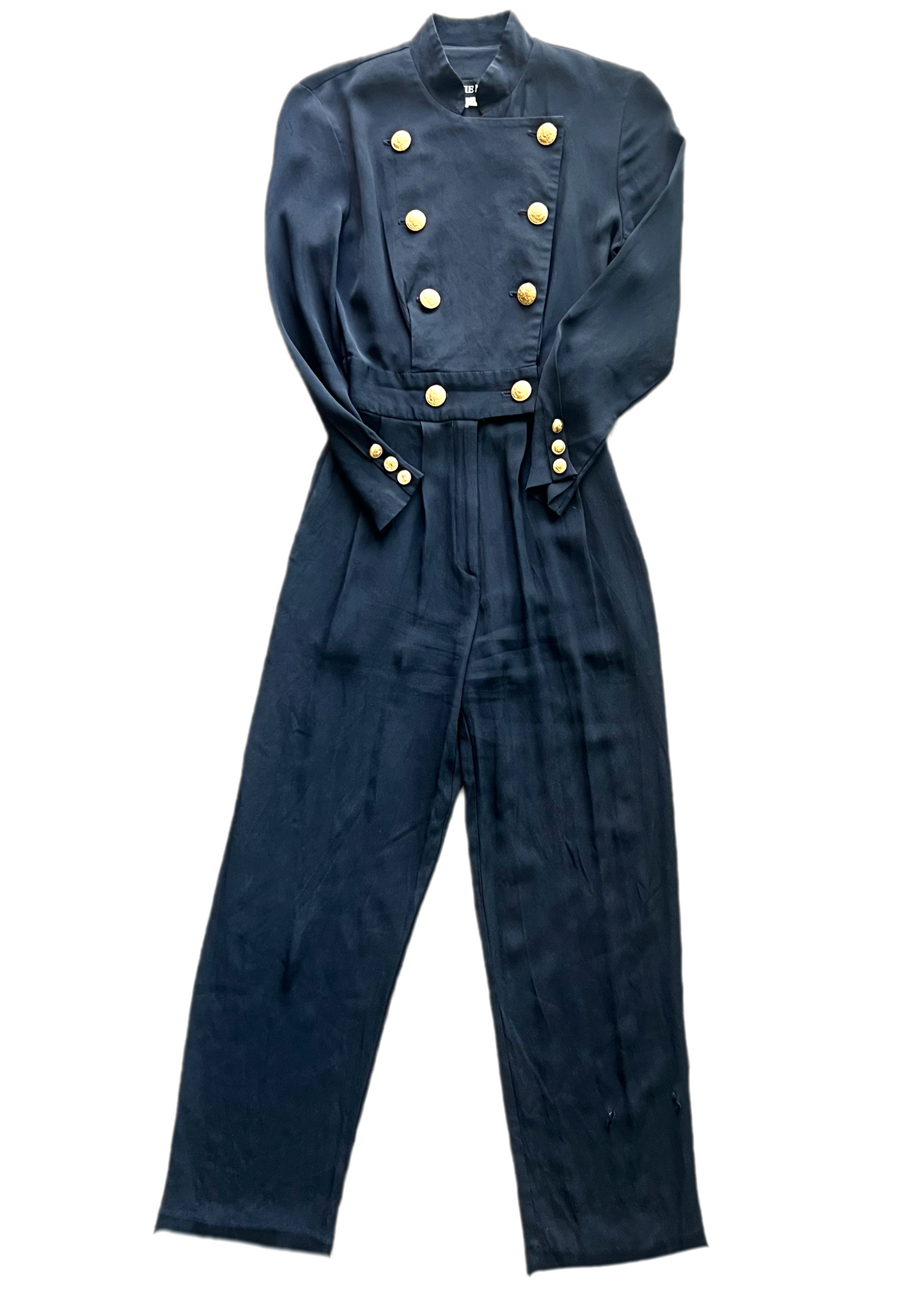 VINTAGE 1980 NAVY BLUE SAILOR JUMPSUIT