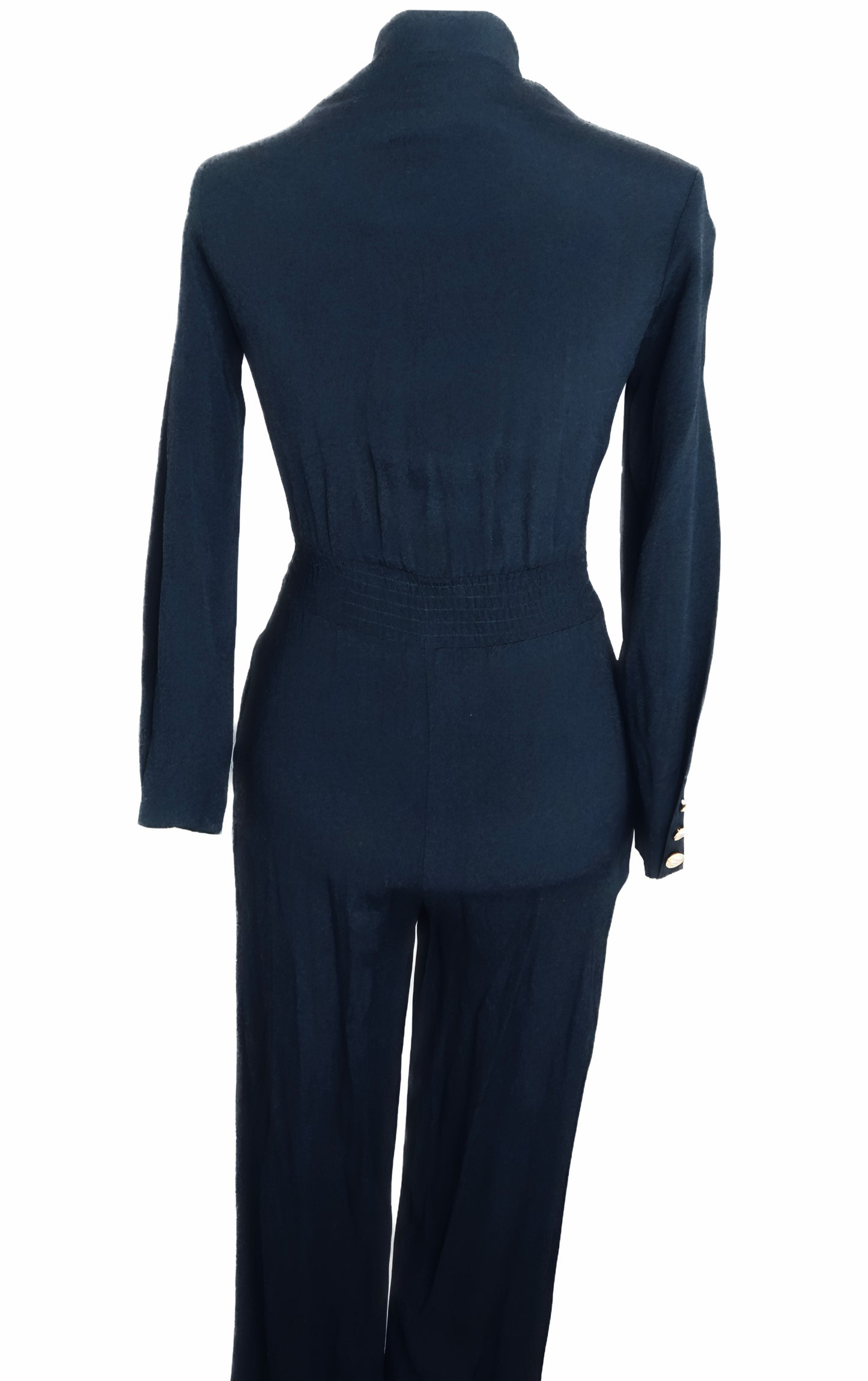 VINTAGE 1980 NAVY BLUE SAILOR JUMPSUIT