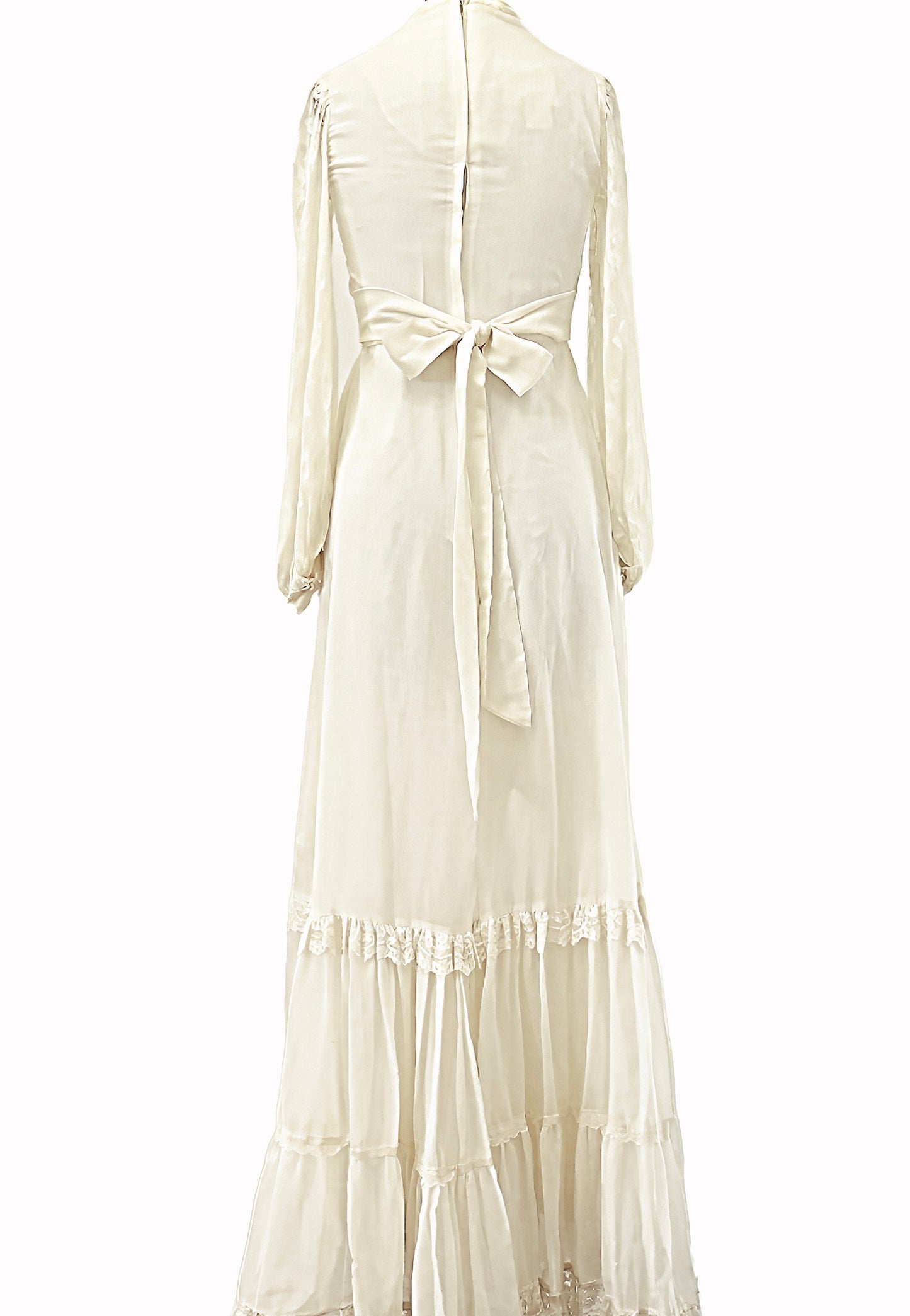 GUNNE SAX 1960 PRAIRIE LACE WEDDING DRESS